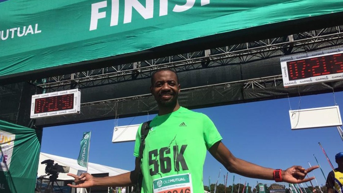 Uzo Nwankwo is running the Dublin Marathon for Concern. Photo: Uzo Nwankwo