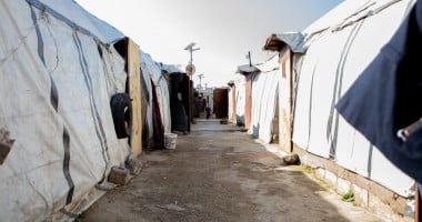 Tents at a refugee camp in Aakkar, Lebanon. (Photo: Gavin Douglas/Concern Worldwide)