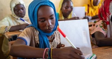 Pupil Iklasse Abdoulaye (9) attends Karo primary school in Chad as part of the Hope II Programme, enabling access to quality education for vulnerable students in Sila Province. (Photo: Eugene Ikua/Concern Worldwide)