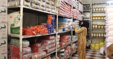 A shop where food can be purchased with food vouchers in Kobani. (Photo: Ahmad Al Aboud/Concern Worldwide)