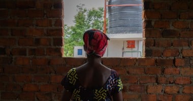 A GBV survivor who was raped while going to cultivate a plot of land. Immediately after the attack, she received support and advice from Concern Worldwide at a health centre. Photo: Eugene Ikua/Concern Worldwide