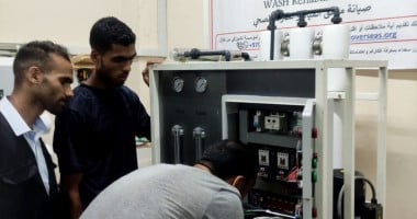 Concern is providing funding and technical support for a water filtration unit at Al Rantisis Hospital in Gaza city. Photo: CESVI 