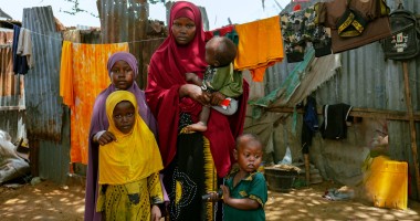 Ayan* (26) is a mother of five children from the outskirts of Baidoa.  The continuing drought forced her to leave her farm and she is now living in a displacement camp in Daynile District, Mogadishu. The family have received cash assistance from the Somali Cash Consortium. 