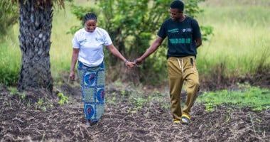 Isha Turay (23) is a mother of two boys, aged 7 and 5, and a particupant in Concern Sierra Leone's Yoti Yoti programme. Photo: Eugene Ikua/Concern Worldwide