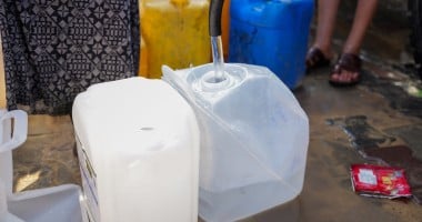 Water jug being filled