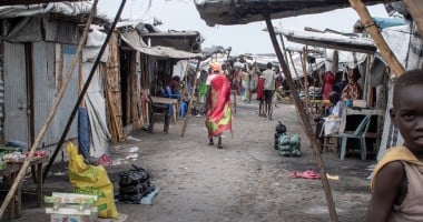 Bentiu displacement site in South Sudan's Unity State. Photo: Jon Hozier-Byrne/Concern Worldwide