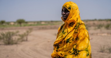 Khadia Dahir (45) is a mother of six in Tuli District, Somalia. Concern has worked with her community to restore degraded land and strengthen livelihoods in an area hit hard by El Niño.