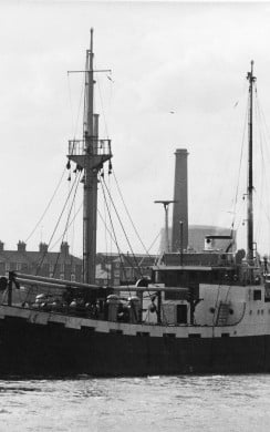The Columcille which departed Dublin to deliver aid to Biafra in September 1968. Photo: Concern Worldwide.