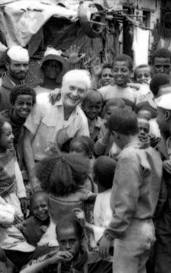 Fr. Jack Finucane in Ethiopia, late 1980s. (Photo: Concern Worldwide)