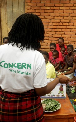 Concern staff hosting nutrition meeting in Malawi