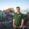 Michael Darragh Macauley at the site of Dandora Dump, Nairobi, Kenya Photo: Steve De Neef/Concern Worldwide.