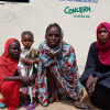 Gisma, mother to 2 year old Yageen who was successfully treated for severe malnutrition by our team in Sudan.