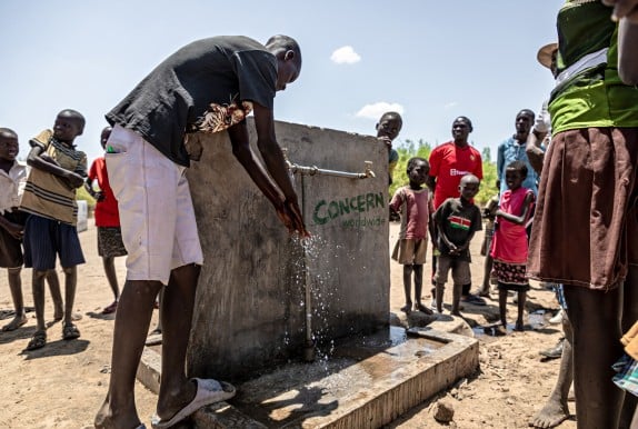 Water fountain at Naoros Primary School