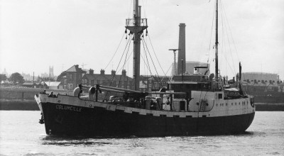 The Columcille which departed Dublin to deliver aid to Biafra in September 1968. Photo: Concern Worldwide. 