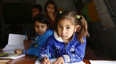 *Farah attends a non-formal education programme in North Lebanon. Photo: Chantale Fahmi/Concern Worldwide 2017.