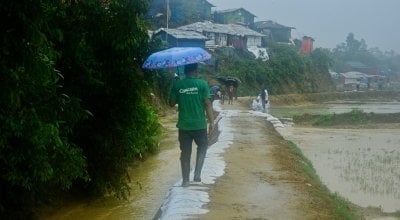 Monsoon rains in Cox's Bazar, Bangladesh. Photo: Concern Worldwide. 