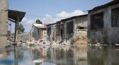 Ti Ayiti in the Cité Soleil area of Port au Prince is one of the most disadvantaged communities in the city. Photo: Kieran McConville / Concern Worldwide.