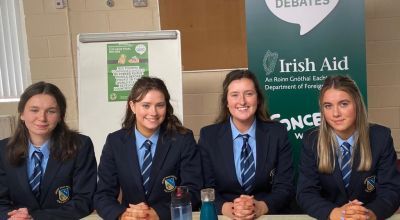 The Concern Debates team finalists for Mount Saint Michael are left to right Captain Lauren O’Donovan, Orna O’Brien, Ellie McCarthy and Orla Tobin.