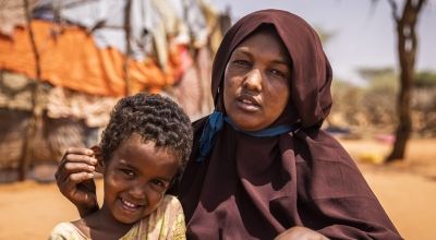 A woman in Somaliland with her daughter