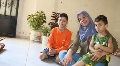 Fatima and her children are Syrian refugees in Lebanon. Omar Daouk/Concern Worldwide