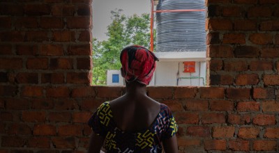 A GBV survivor who was raped while going to cultivate a plot of land. Immediately after the attack, she received support and advice from Concern Worldwide at a health centre. Photo: Eugene Ikua/Concern Worldwide