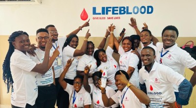 The team from LifeBlood at the National Transfusion Centre in Freetown, Sierra Leone. Photo: LifeBlood/Concern Worldwide