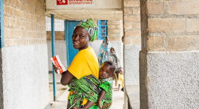 A mother and baby in DRC