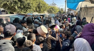 Scenes from the southern governorate of Khan Younis and Deir al-Balah, Gaza. Photo: CESVI