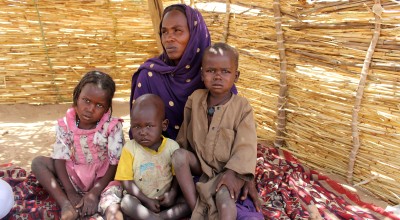Khatir fled Sudan and arrived in Chad over ten years. "When I arrived in Chad, I was married to a Chadian man, but unfortunately we divorced. Today, the three children you see with me are entirely my responsibility because he completely abandoned me." Khatir receives cash assistance that provides her and her children food, care for her children and essential needs. Being apart of the VSLA allows Khatir to save and borrow when necessary. Photo: Concern Worldwide
