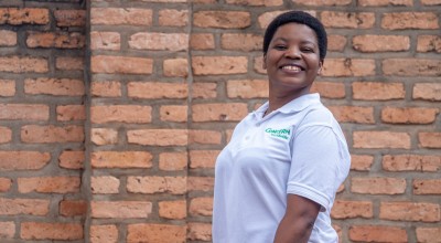 Concern Senior Operations Officer Yvonne Niyonkuru, Huye, Rwanda.
