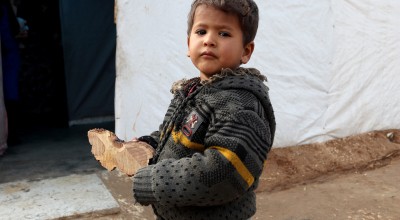 Samira* (42) her husband and eight children live in a camp in Menbij, eastern rural Aleppo.