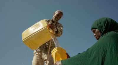 Hafsa lives in Tuli district in Borama with her husband and 9 children. “When we first came here, water was the biggest struggle. We didn’t have clean water, and access was very difficult. We would walk almost five hours to fetch it." Photo: Adnan Mohamed/Concern Worldwide.