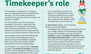 Timekeepers Role