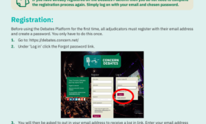 Debates Platform Guide - Secondary School Adjudicators