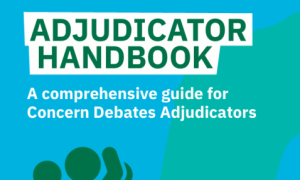 Adjudicator Handbook - Secondary School Debates