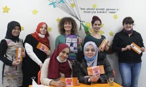 Concern staff attending an event marking the 16 Days of Activism Against Gender Based Violence, December, 2020. Photo: Rolla Bitar.