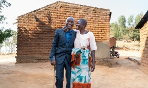 Hariet Chingwetsa (50) and Alani Eleki (60) live in Kasuza village, Mwanza district 