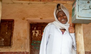 Taimy is a health extension worker specialising in nutrition and healthcare initiatives for mothers and children in Beyeda, Amhara. Photo: Eugene Ikua/Concern Worldwide.