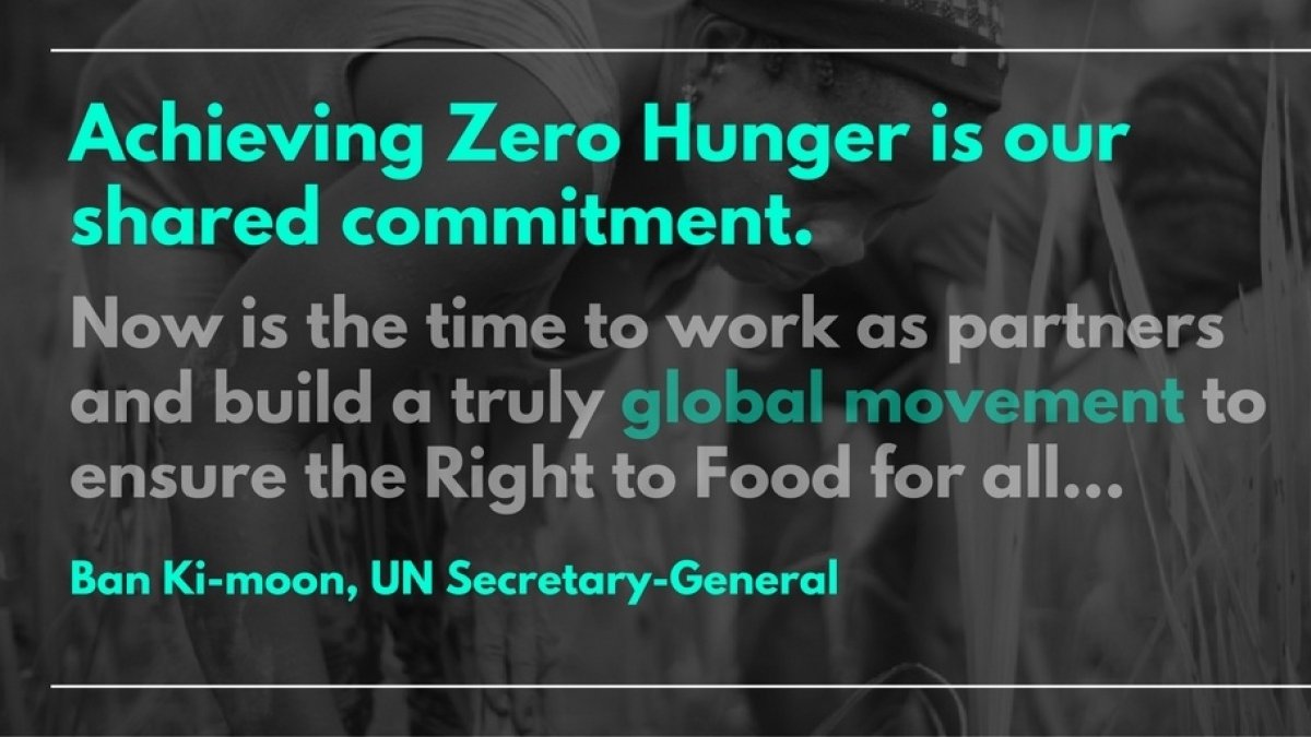 We are the zero hunger generation, let’s change the world! | Concern