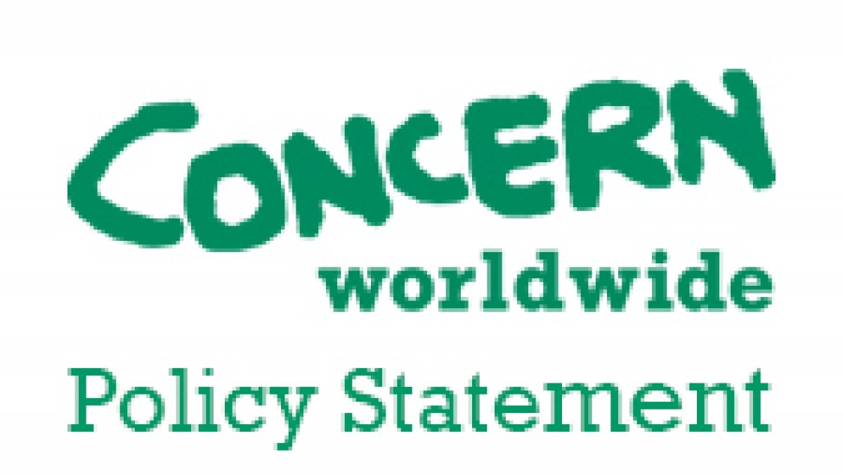 Concern Worldwide Policy Statement | Concern Worldwide